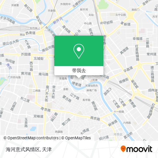 海河意式风情区地图