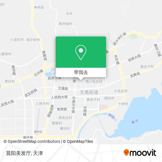 晨阳美发厅地图