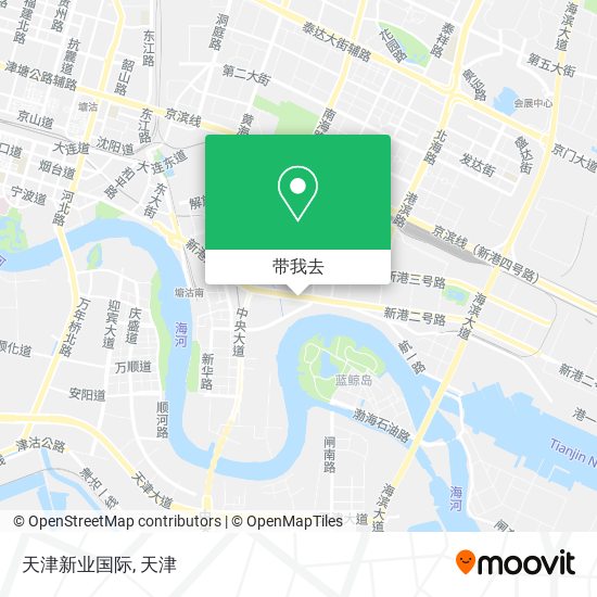 天津新业国际地图