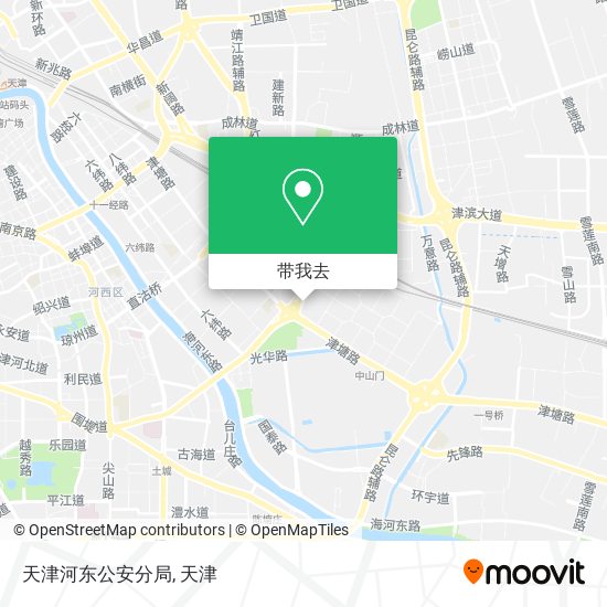 天津河东公安分局地图