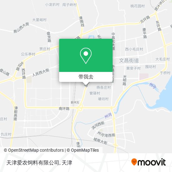 天津爱农饲料有限公司地图