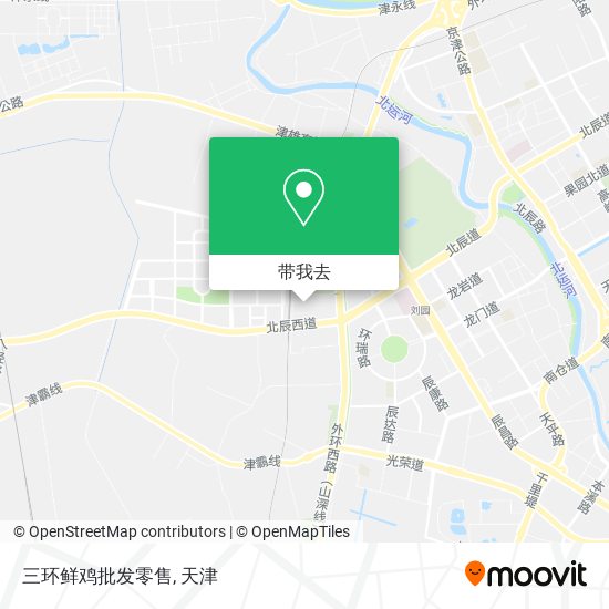 三环鲜鸡批发零售地图