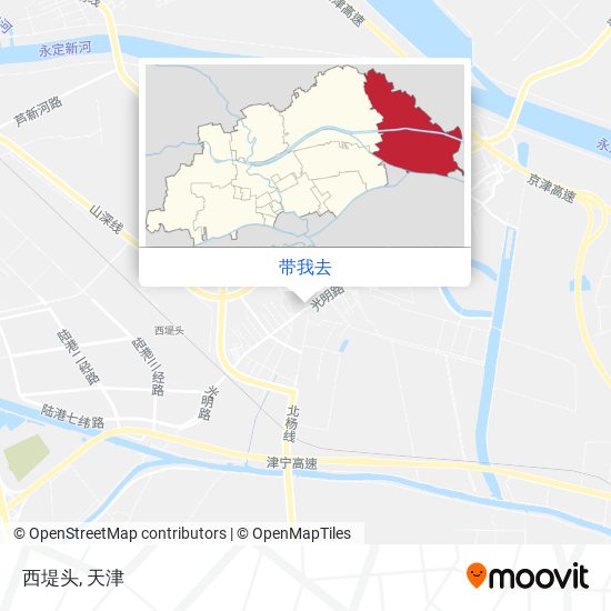 西堤头地图