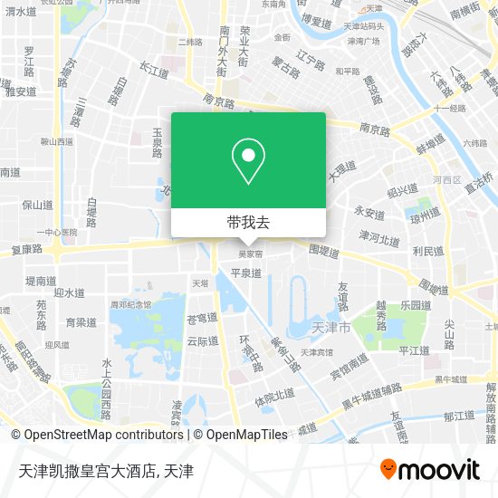 天津凯撒皇宫大酒店地图