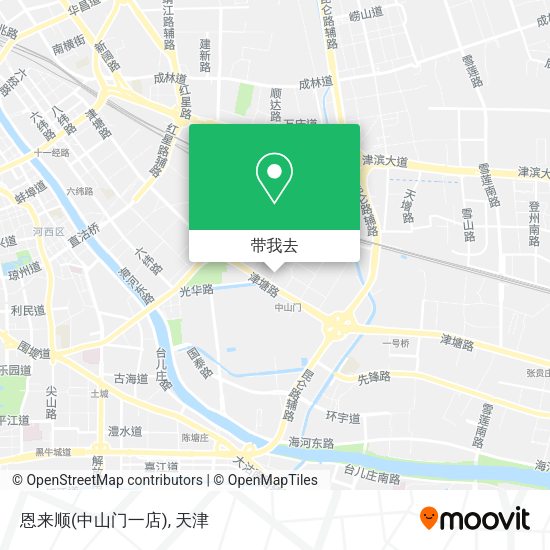 恩来顺(中山门一店)地图
