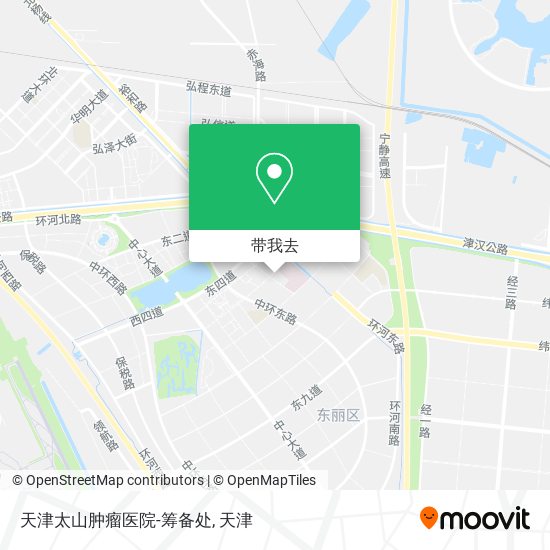 天津太山肿瘤医院-筹备处地图