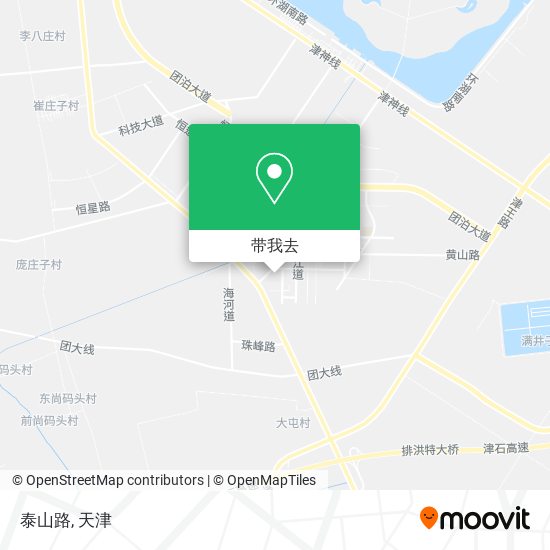 泰山路地图