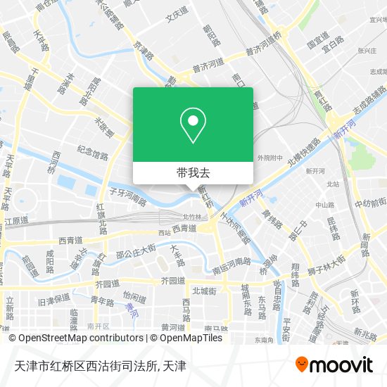 天津市红桥区西沽街司法所地图