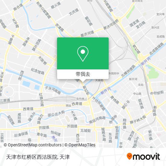 天津市红桥区西沽医院地图