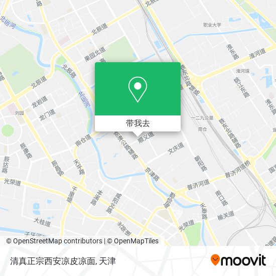 清真正宗西安凉皮凉面地图