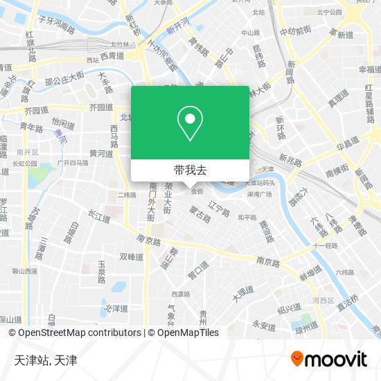 天津站地图