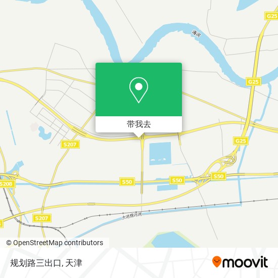 规划路三出口地图