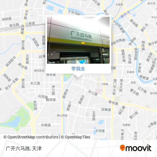 广开六马路地图