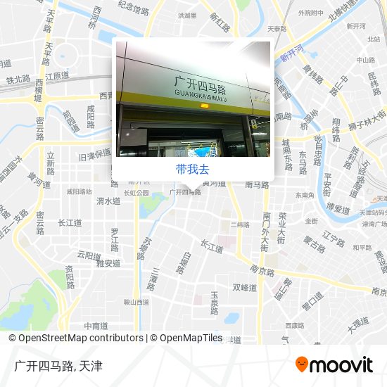广开四马路地图