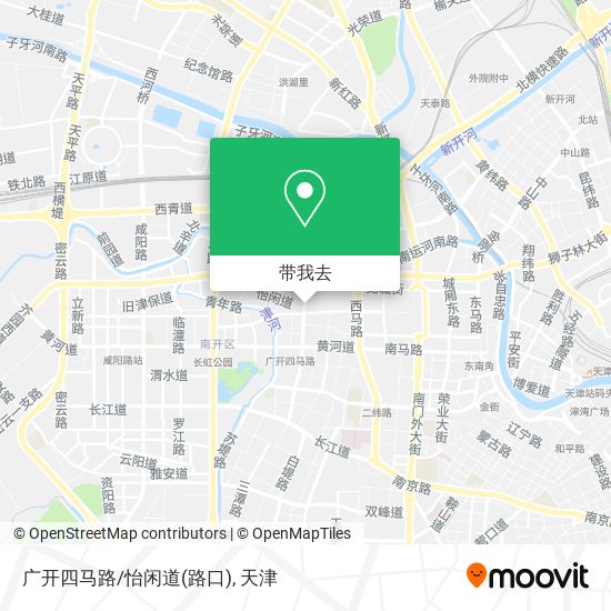 广开四马路/怡闲道(路口)地图