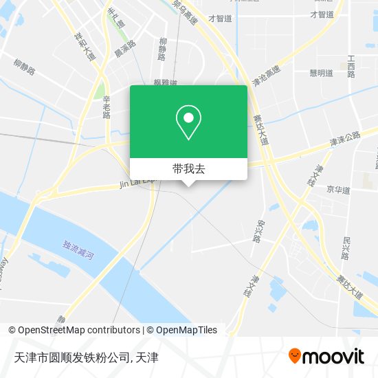 天津市圆顺发铁粉公司地图