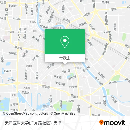 天津医科大学(广东路校区)地图