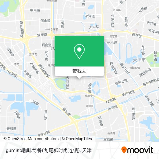 gumiho咖啡简餐(九尾狐时尚连锁)地图
