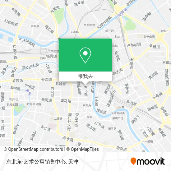 东北角·艺术公寓销售中心地图