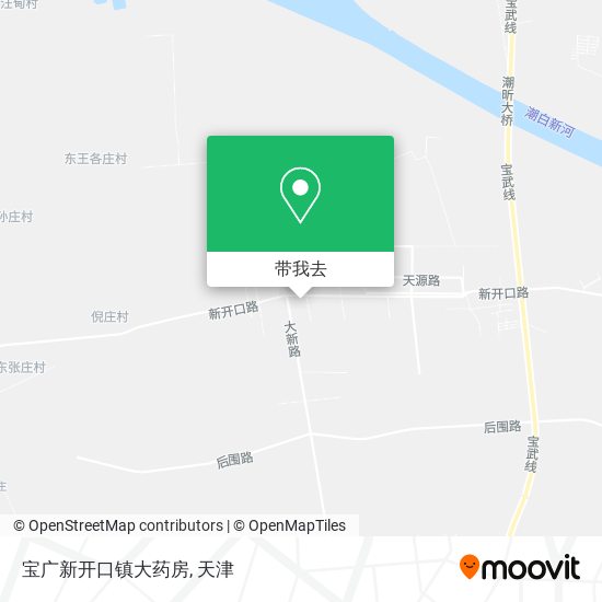 宝广新开口镇大药房地图