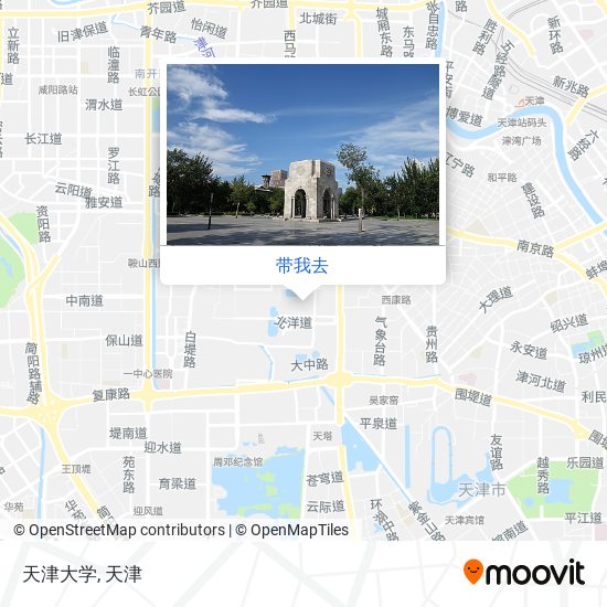 天津大学地图