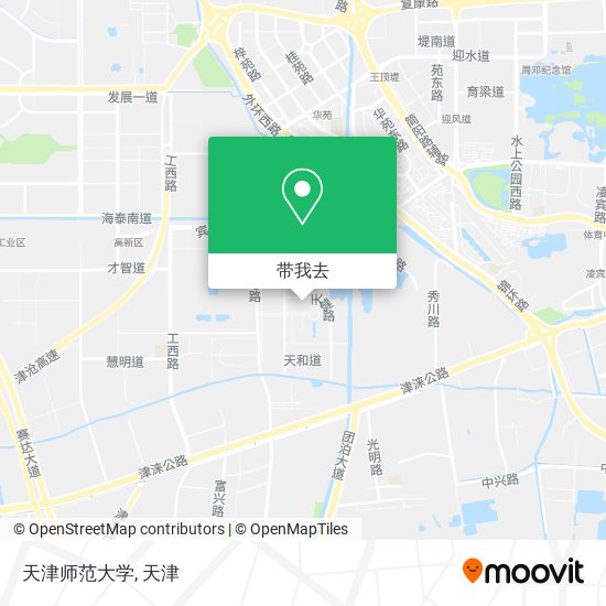 天津师范大学地图