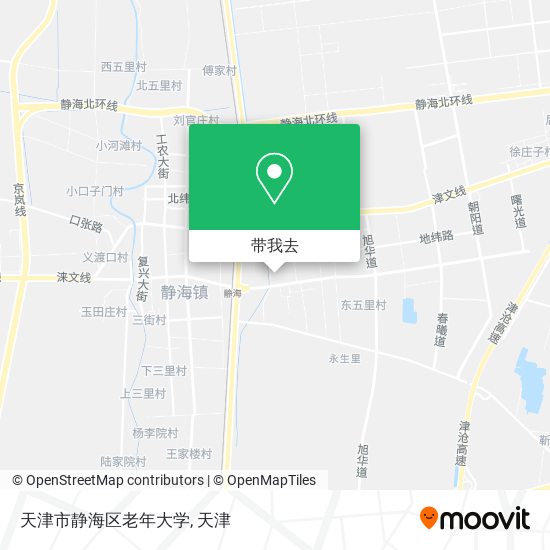 天津市静海区老年大学地图
