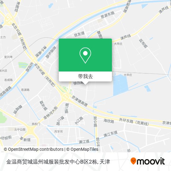 金温商贸城温州城服装批发中心B区2栋地图