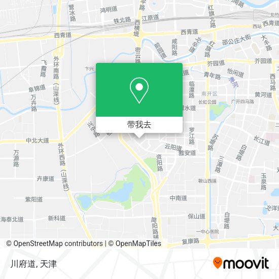 川府道地图