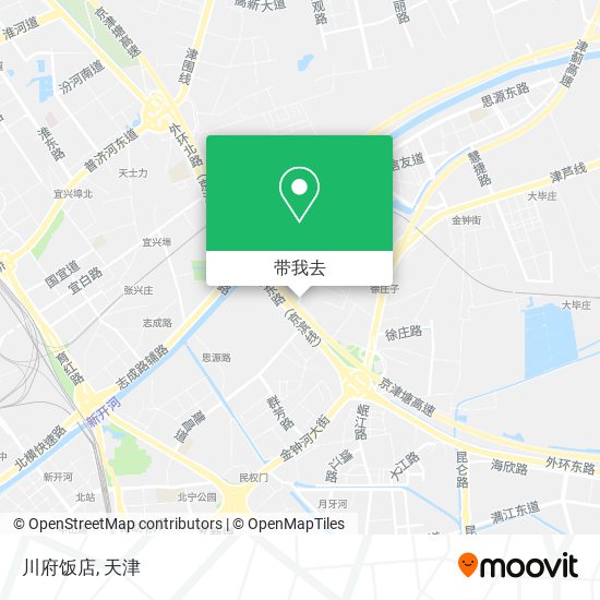 川府饭店地图
