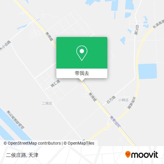 二侯庄路地图