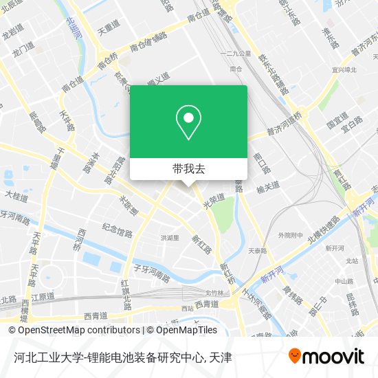 河北工业大学-锂能电池装备研究中心地图