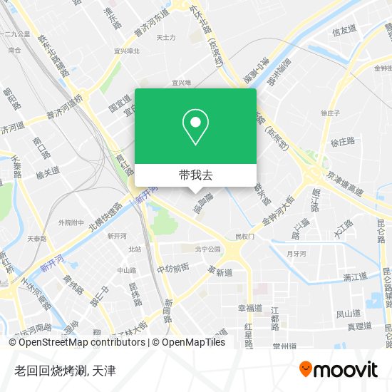 老回回烧烤涮地图