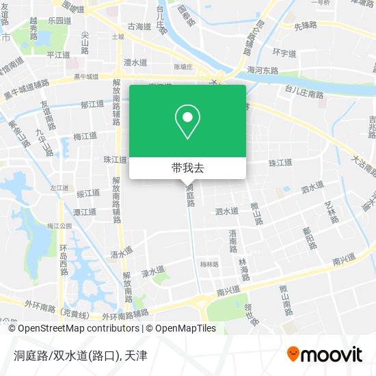 洞庭路/双水道(路口)地图