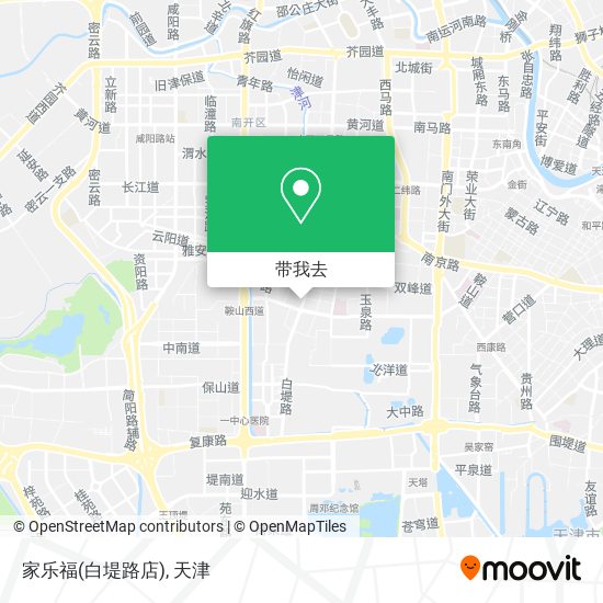 家乐福(白堤路店)地图