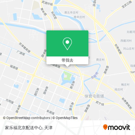 家乐福北京配送中心地图