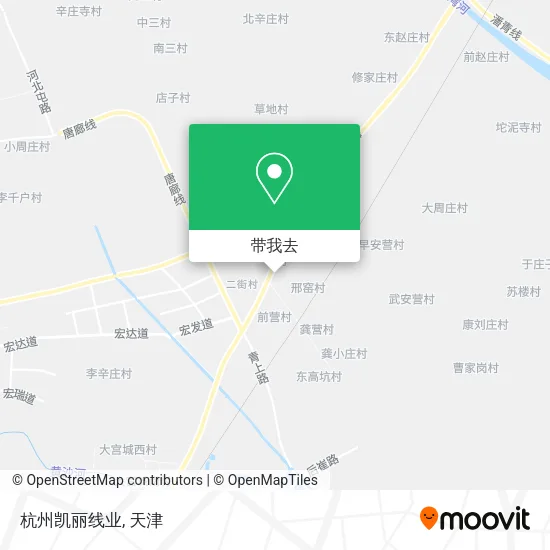 杭州凯丽线业地图