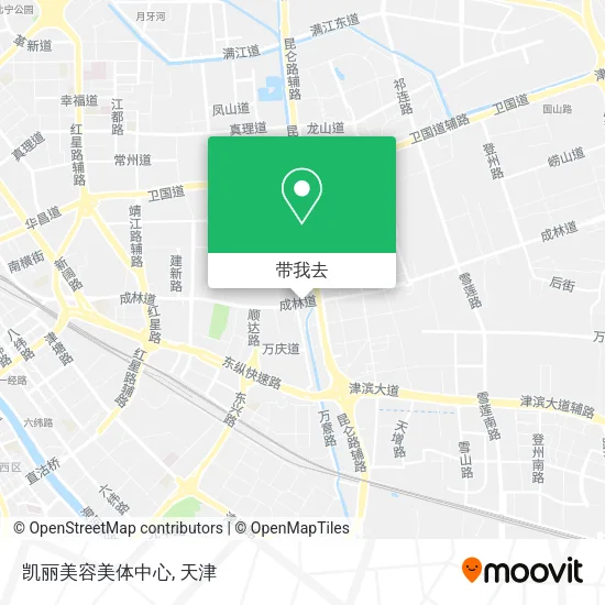 凯丽美容美体中心地图