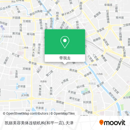 凯丽美容美体连锁机构(和平一店)地图