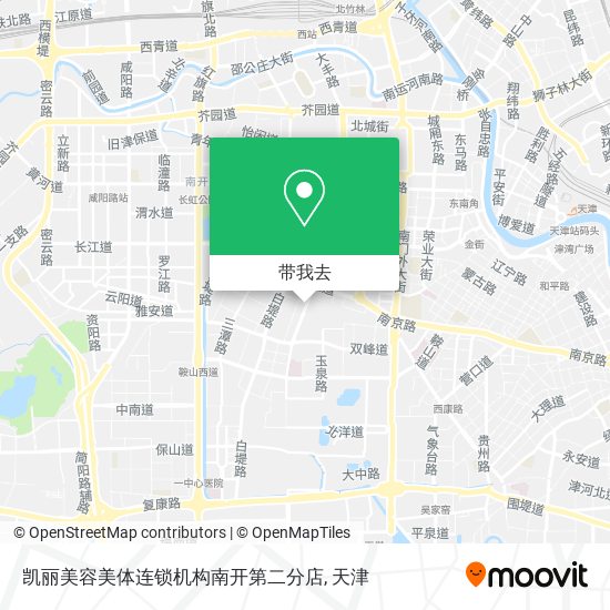 凯丽美容美体连锁机构南开第二分店地图
