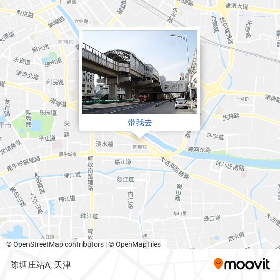 陈塘庄站A地图