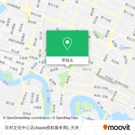 百邦文化中心店(Apple授权服务商)地图