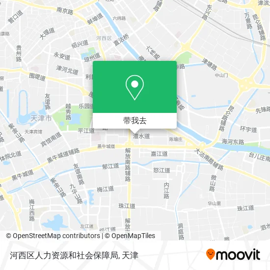 河西区人力资源和社会保障局地图