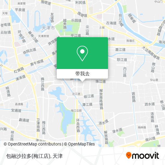 包融沙拉多(梅江店)地图