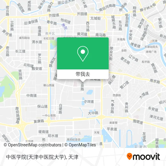 中医学院(天津中医院大学)地图