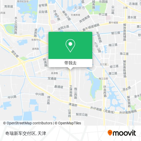 奇瑞新车交付区地图