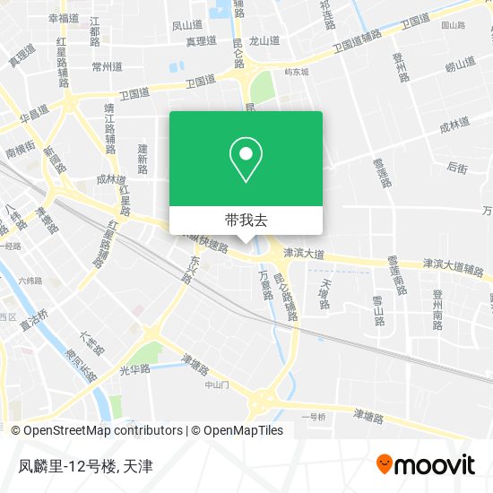 凤麟里-12号楼地图