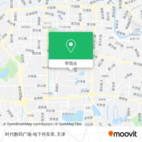 时代数码广场-地下停车库地图