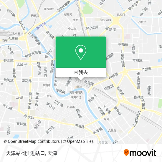 天津站-北1进站口地图