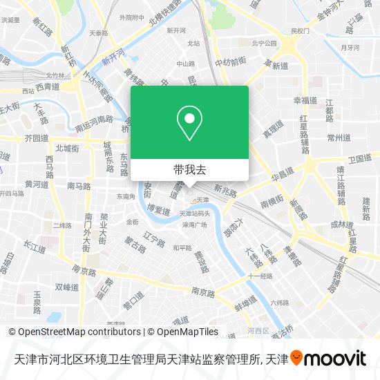 天津市河北区环境卫生管理局天津站监察管理所地图